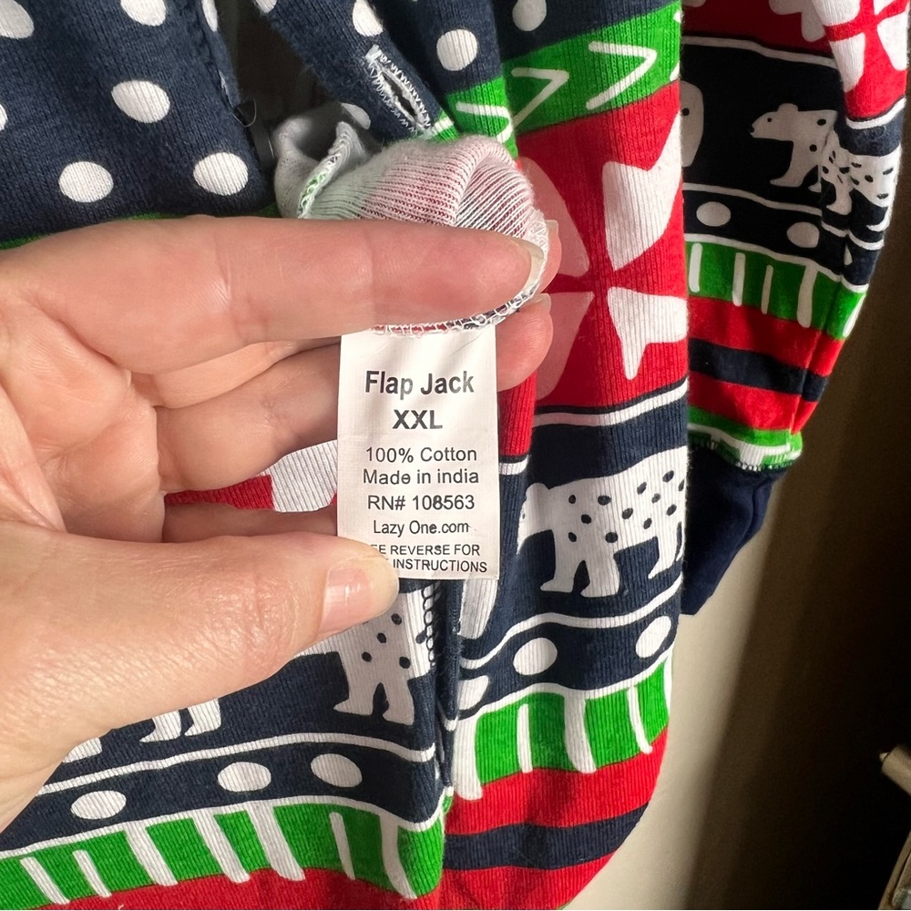 Lazy One Sweater Bear Adult Polar Bear Onesie Flapjack UNISEX SZ XXL - Picture 7 of 9